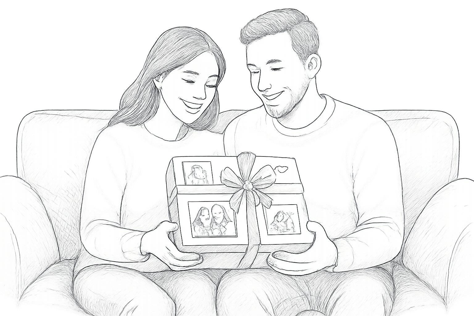 1 año de relación romántica