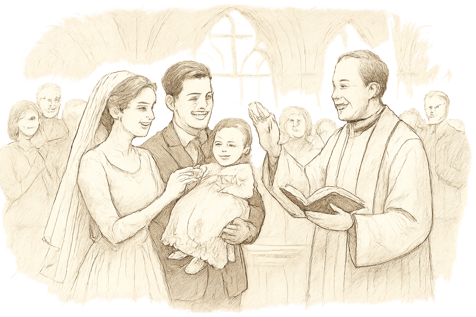 Bautismo y boda el mismo día